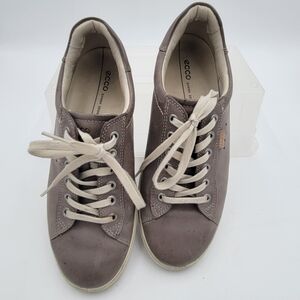 Womans Ecco Danish design Gray Casual Sneaker Size 8 # Walking # Classic